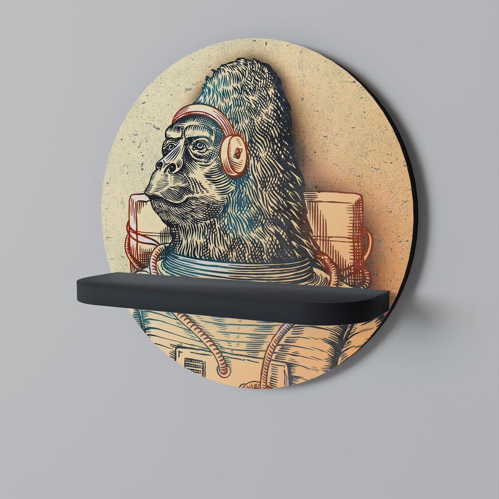 GORILLA GROOVE Decorative Art Shelf