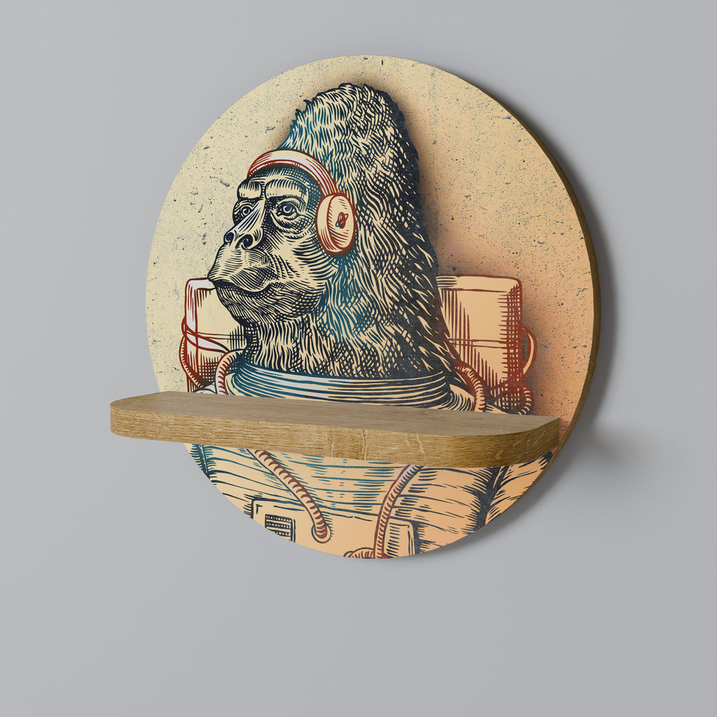 GORILLA GROOVE Decorative Art Shelf