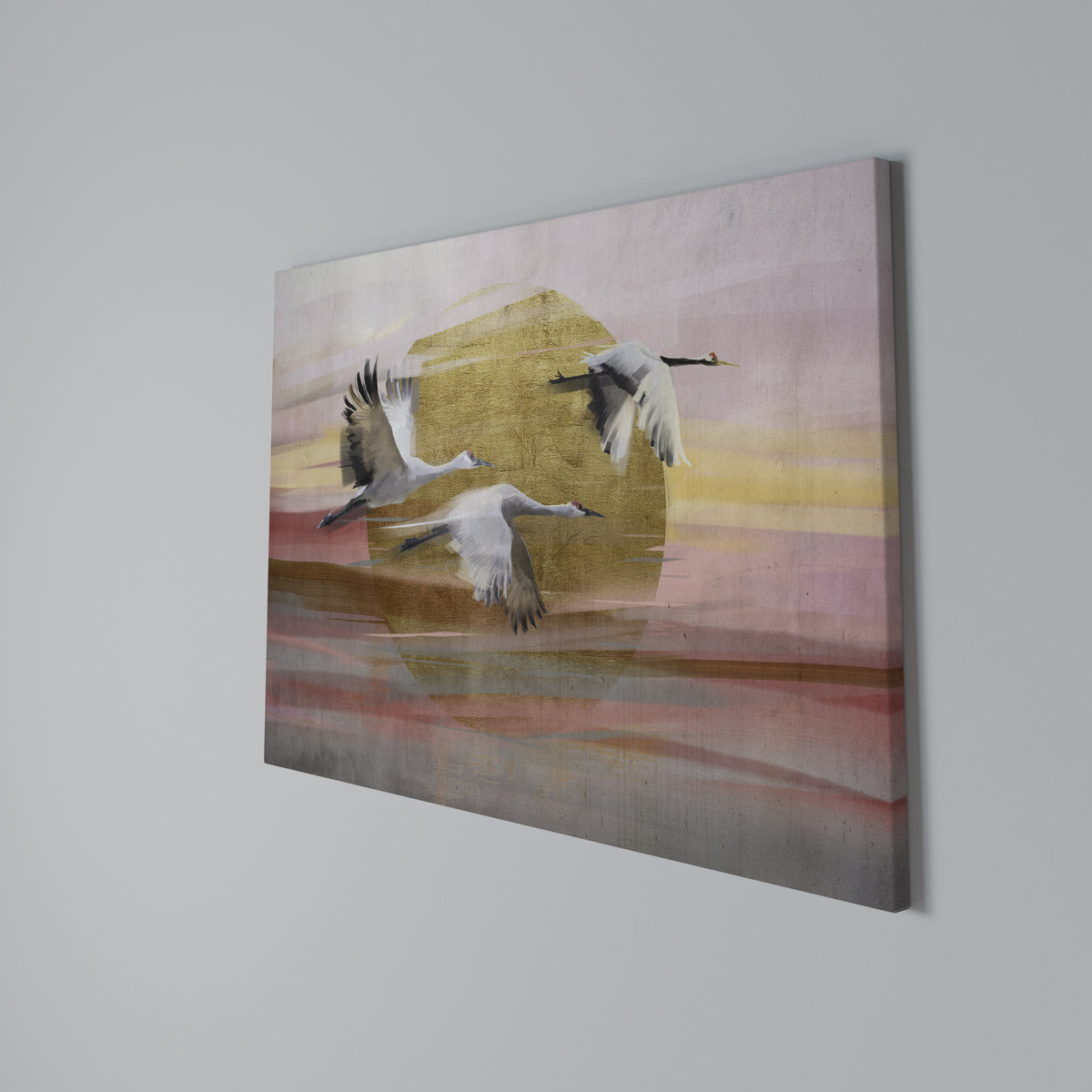 ELEGANT FLIGHT SYMPHONY Horizontal Canvas Print