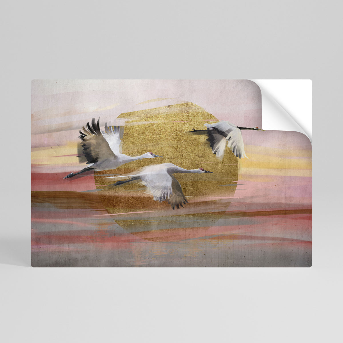 ELEGANT FLIGHT SYMPHONY Poster Orizzontale Adesivo