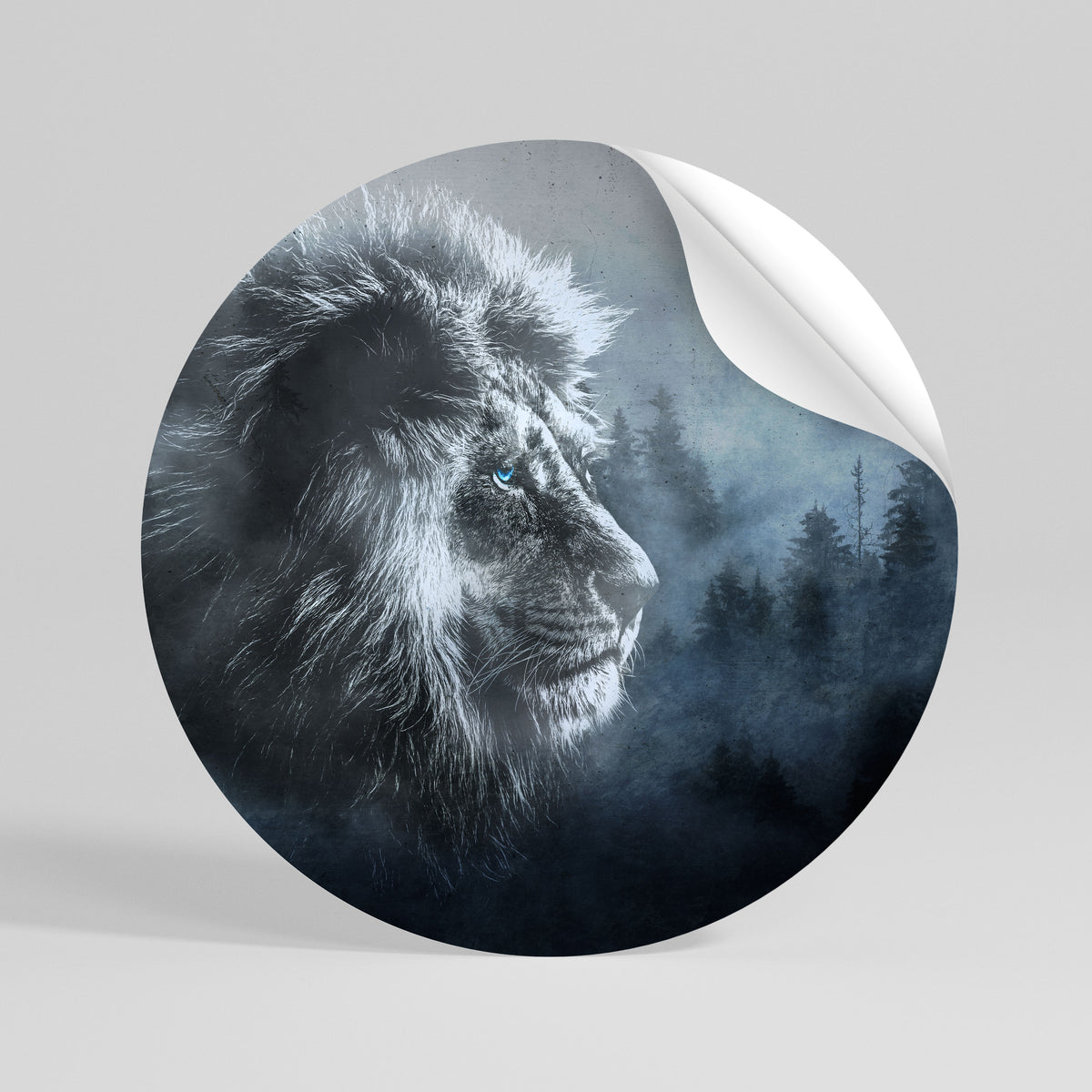 FROSTED ROYALTY Adesivo rotondo riposizionabile