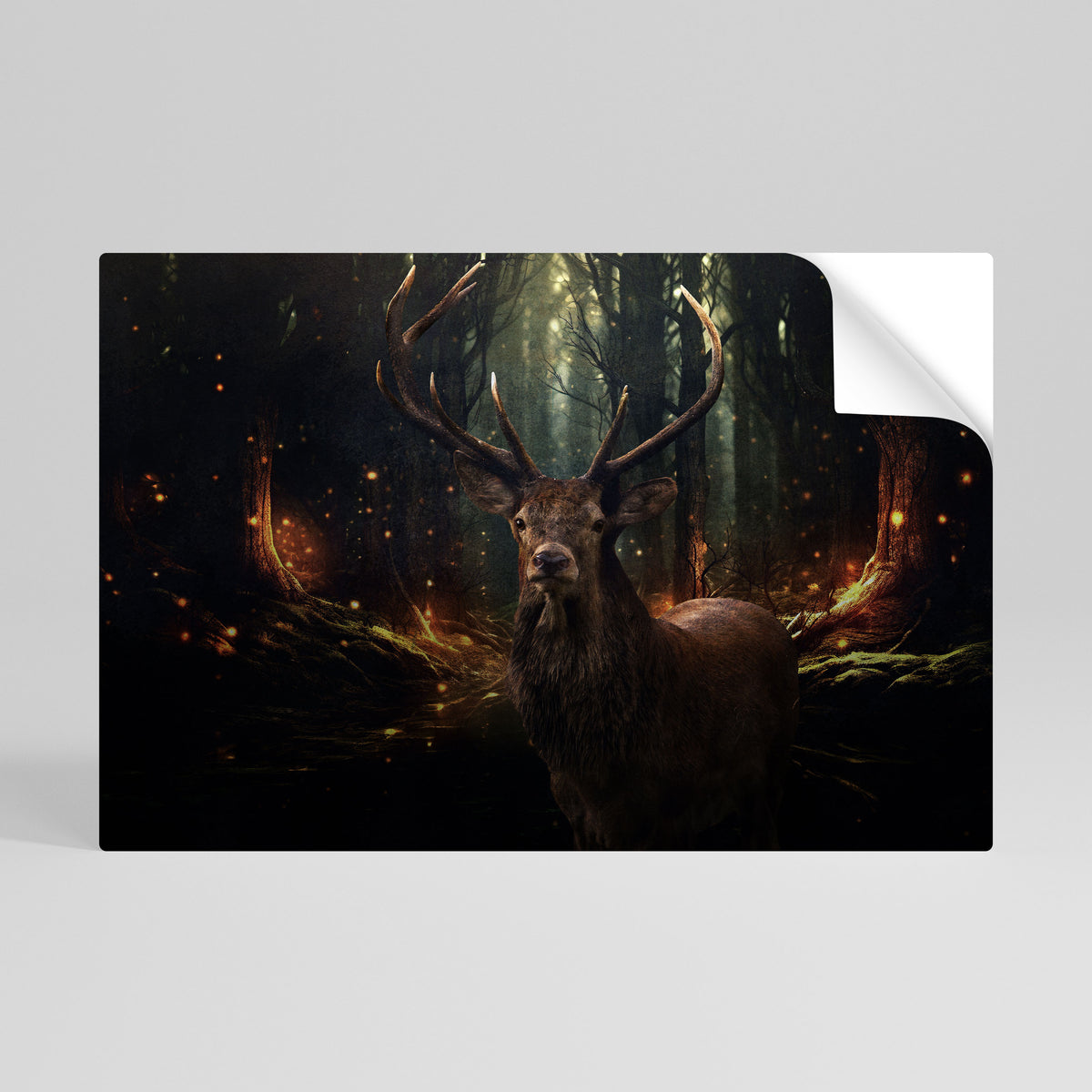 ENCHANTED FOREST GUARDIAN Poster Orizzontale Adesivo