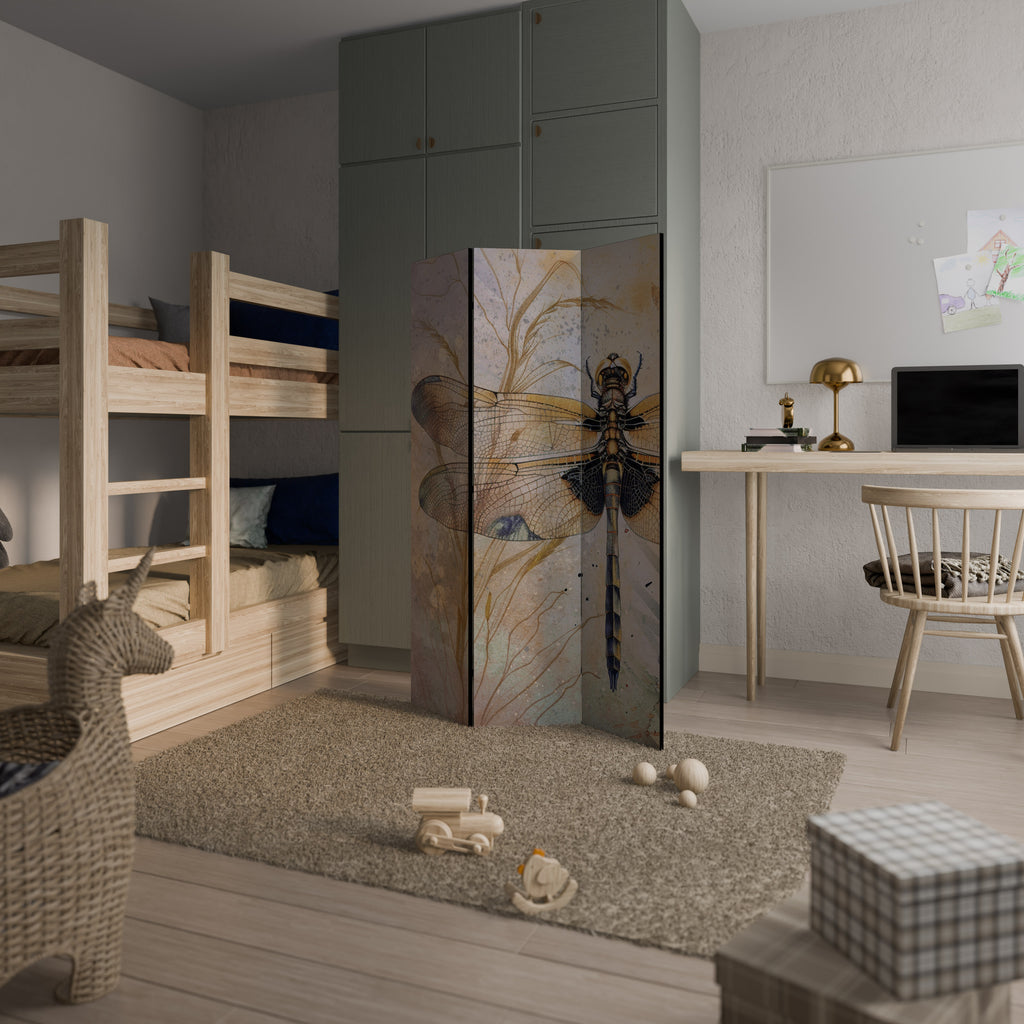 HER HIGHNESS DRAGONFLY 3-Panel Room Divider