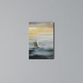 HERON IN FLY Vertical Canvas Print
