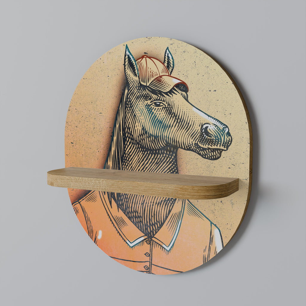 EQUINE SWAGGER Decorative Art Shelf