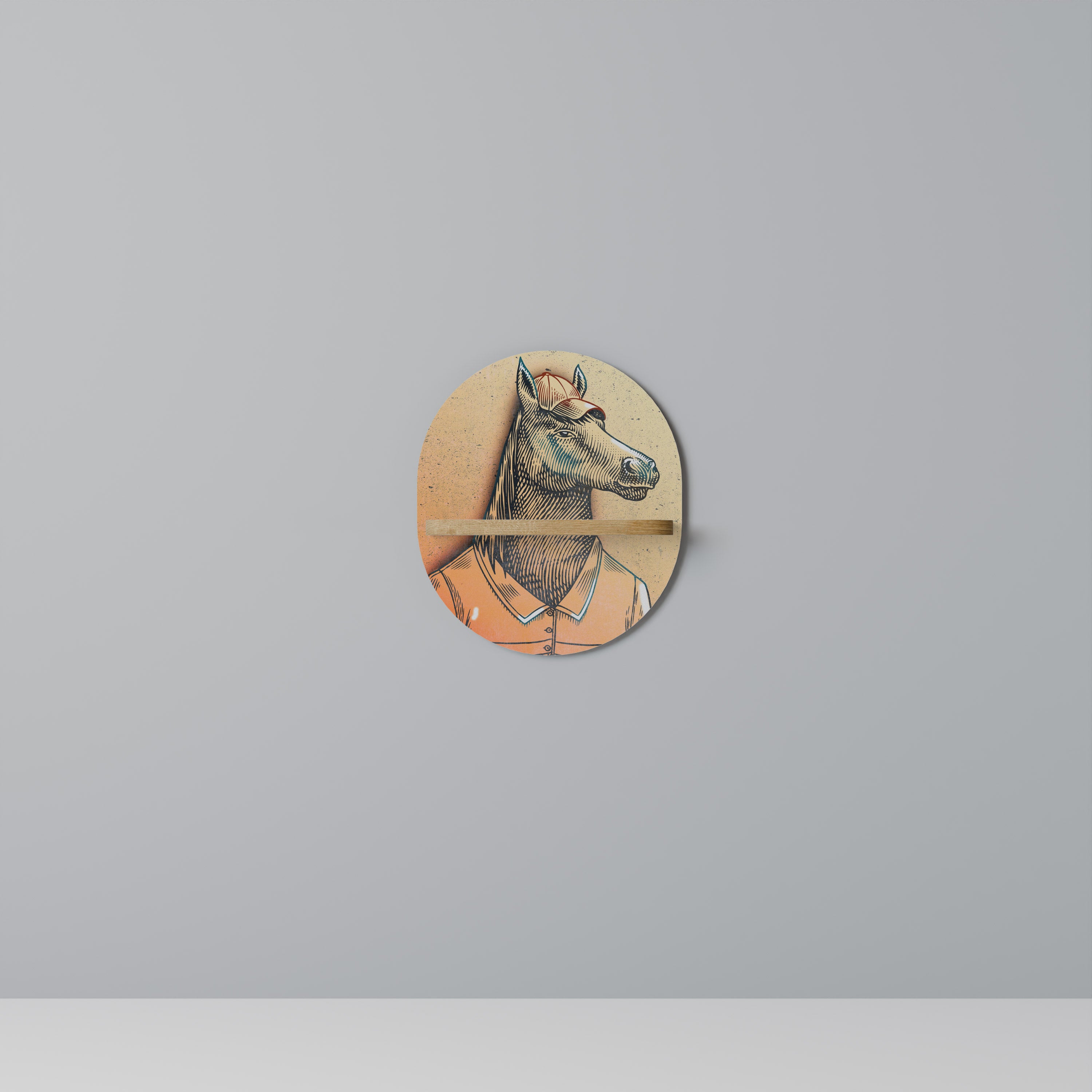 EQUINE SWAGGER Decorative Art Shelf