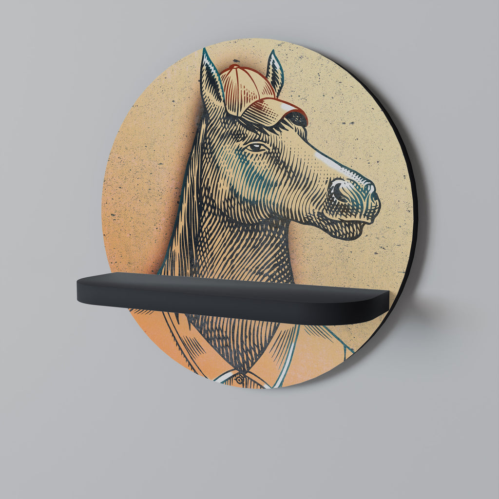 EQUINE SWAGGER Decorative Art Shelf