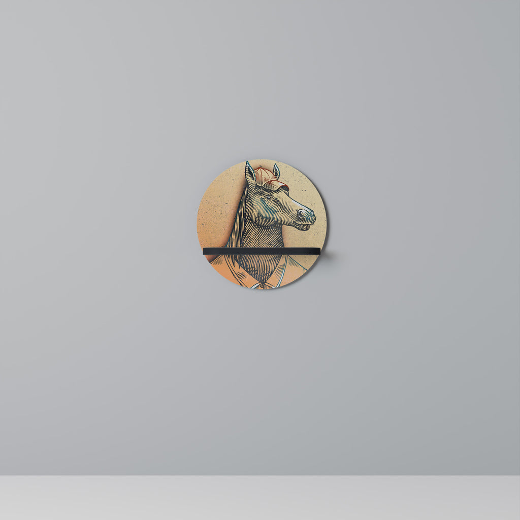 EQUINE SWAGGER Decorative Art Shelf