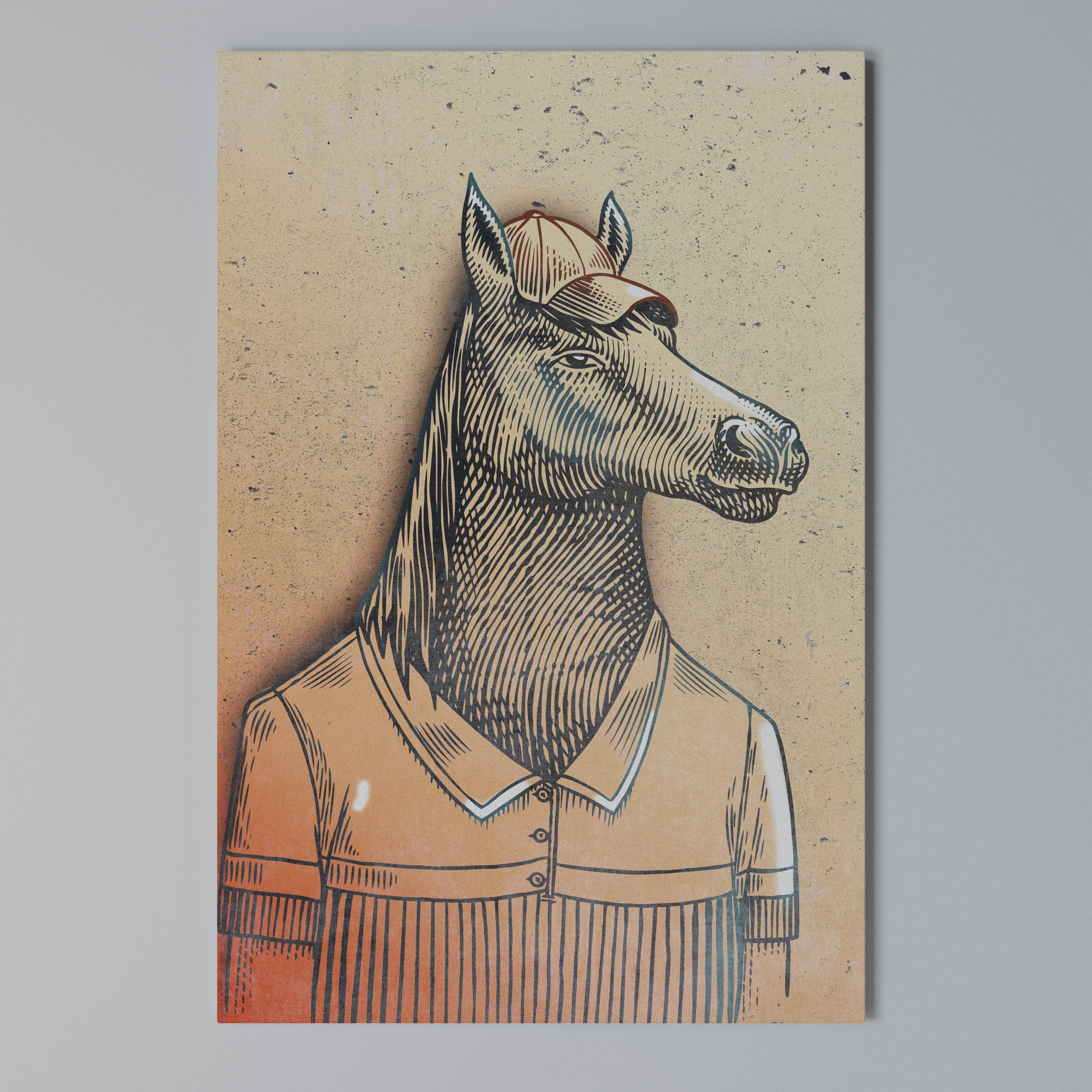 EQUINE SWAGGER Quadro em tela vertical