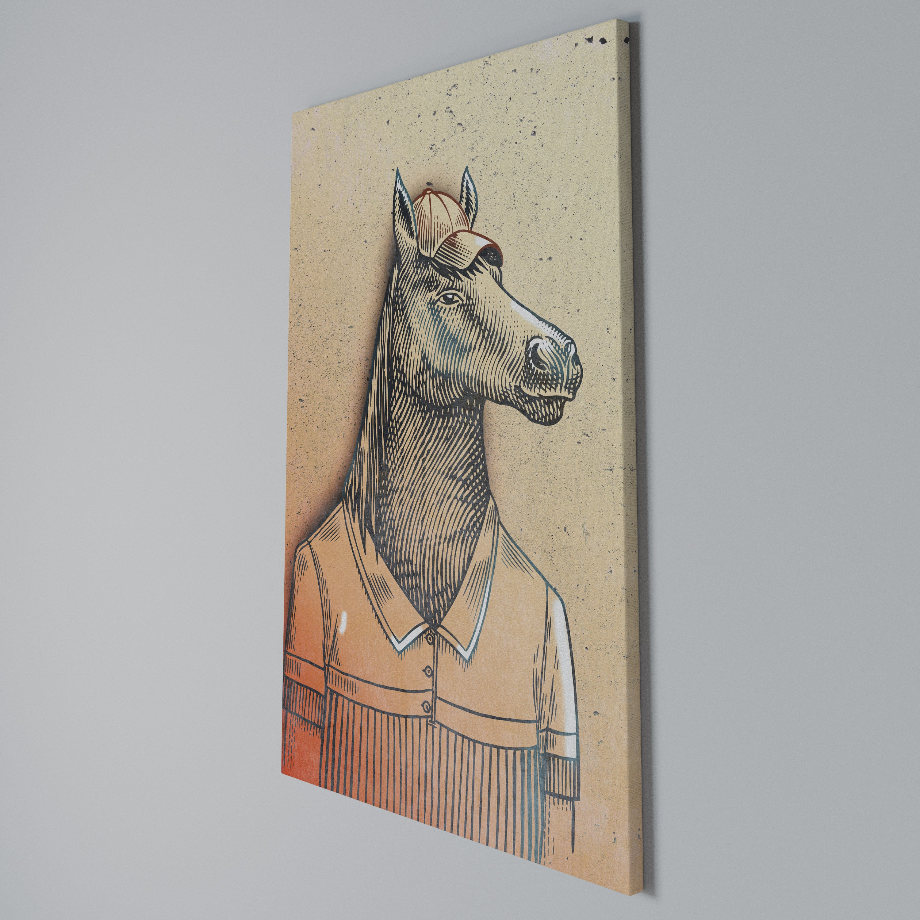 EQUINE SWAGGER Quadro em tela vertical