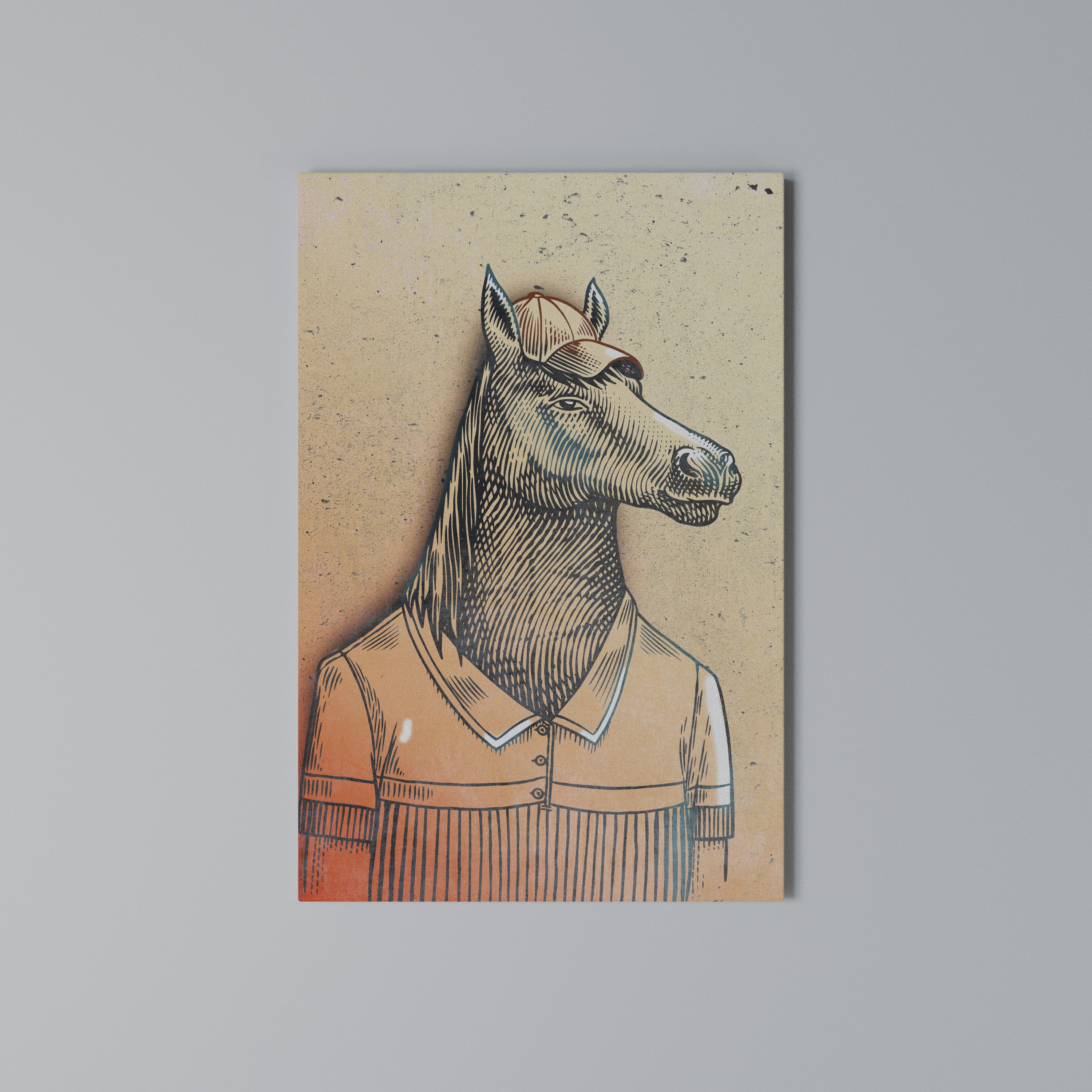 EQUINE SWAGGER Quadro em tela vertical