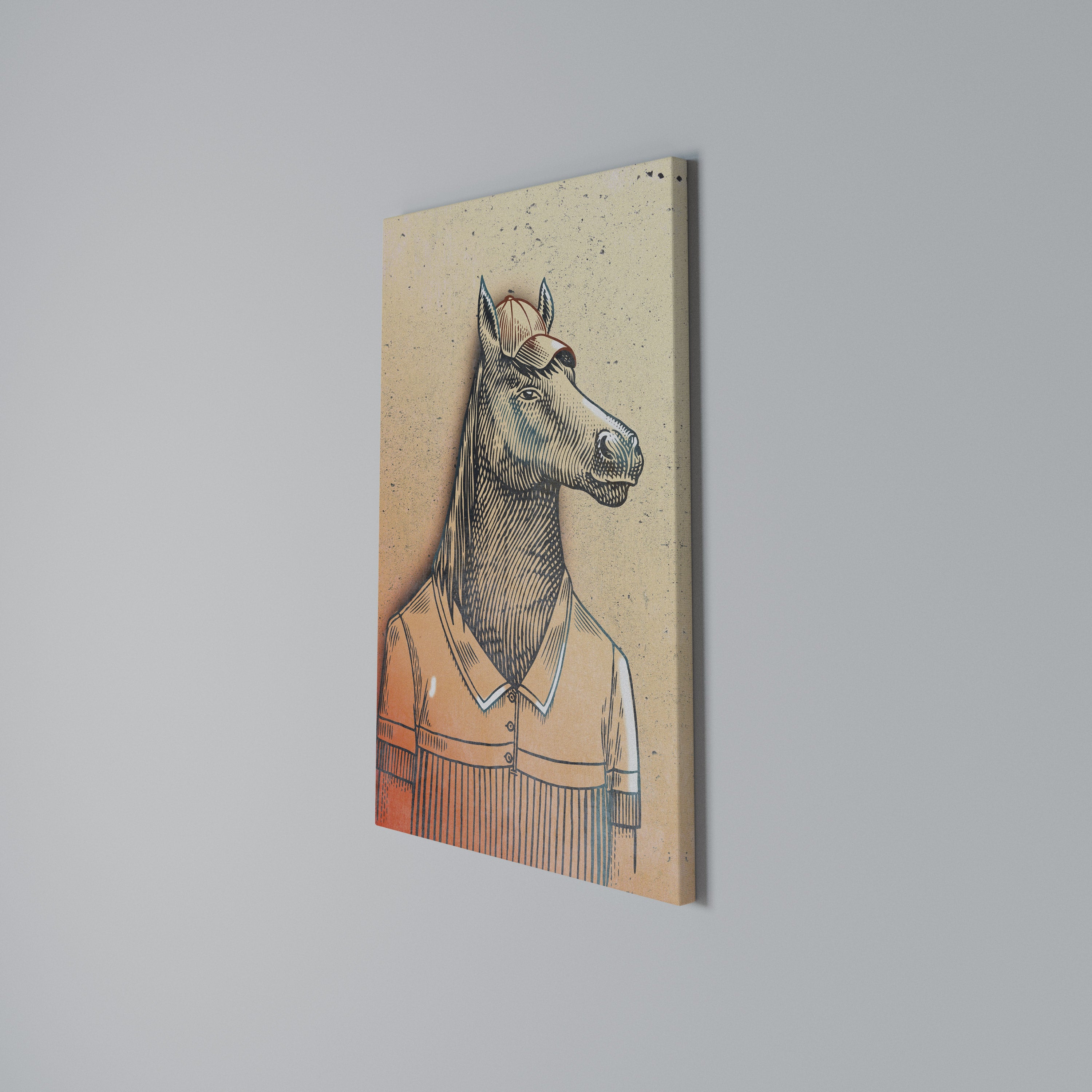 EQUINE SWAGGER Quadro em tela vertical