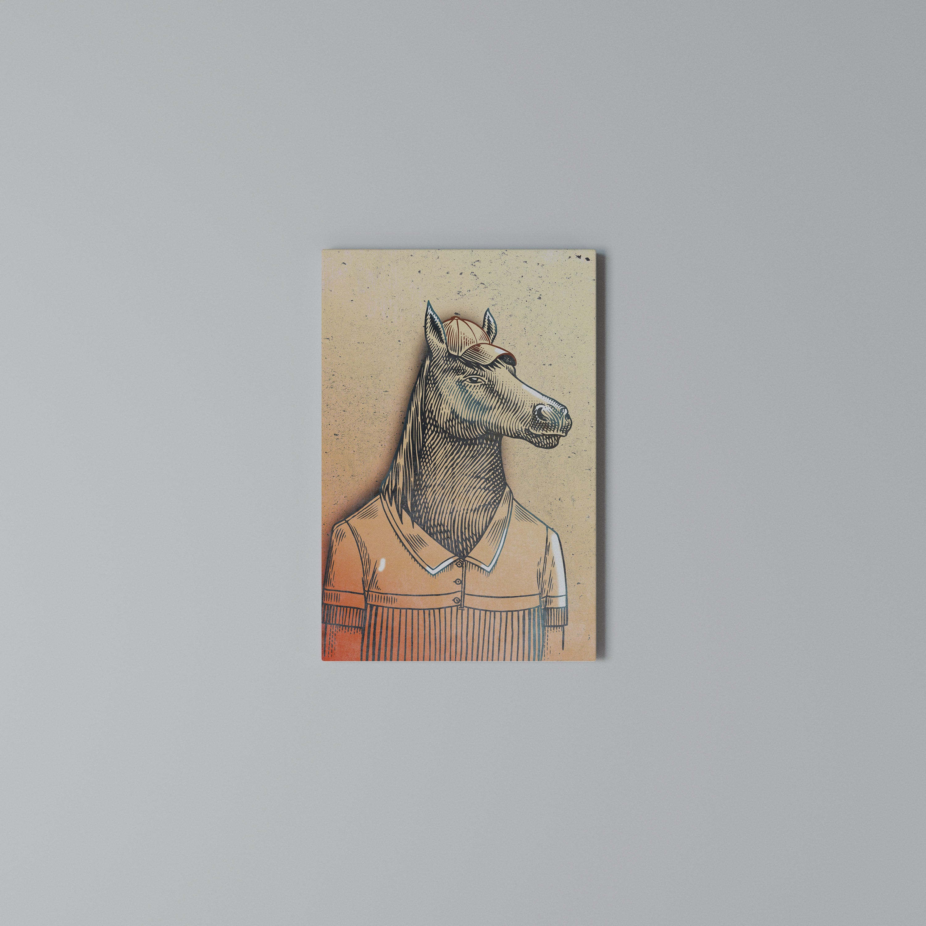 EQUINE SWAGGER Quadro em tela vertical