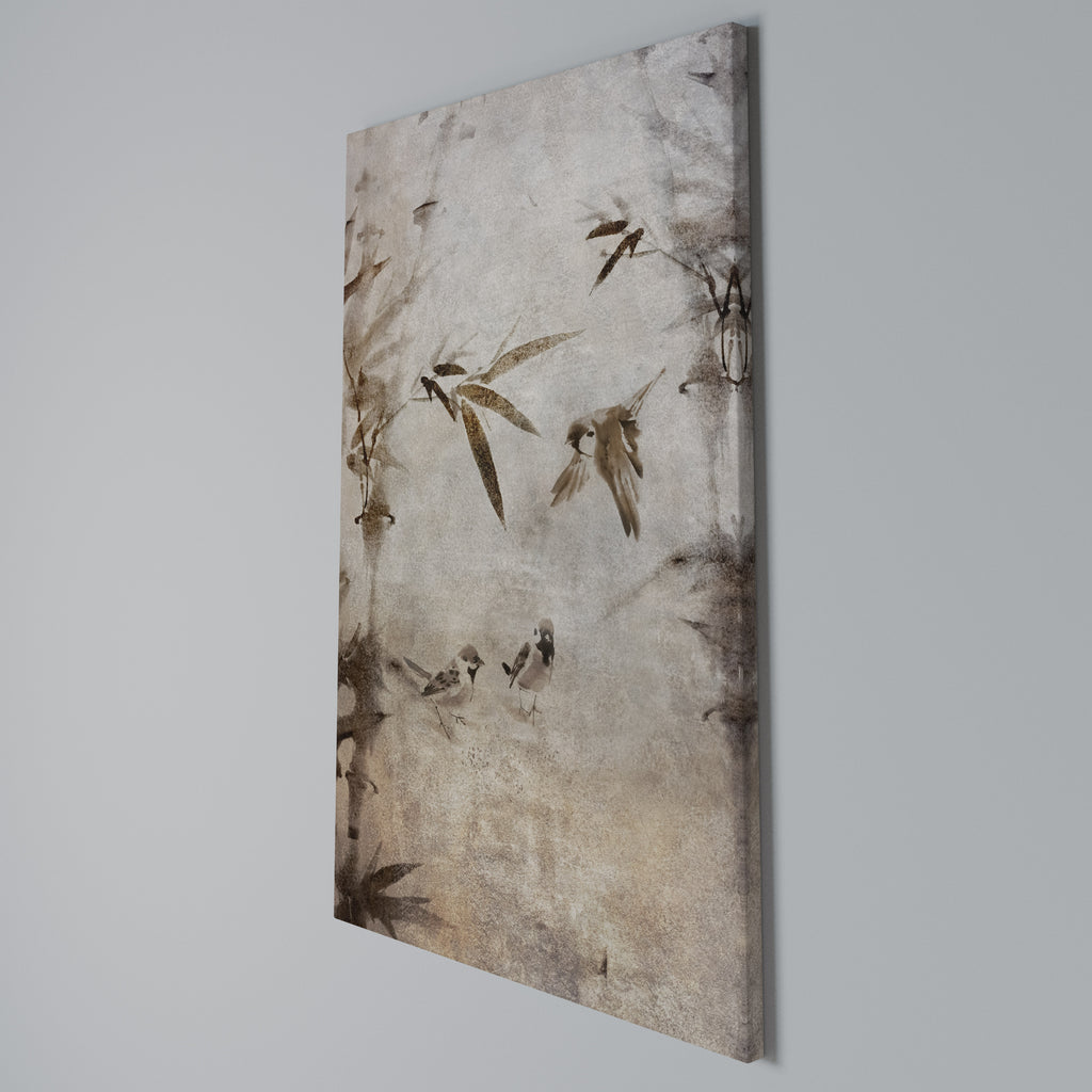 SPARROW BLISS Vertical Canvas Print