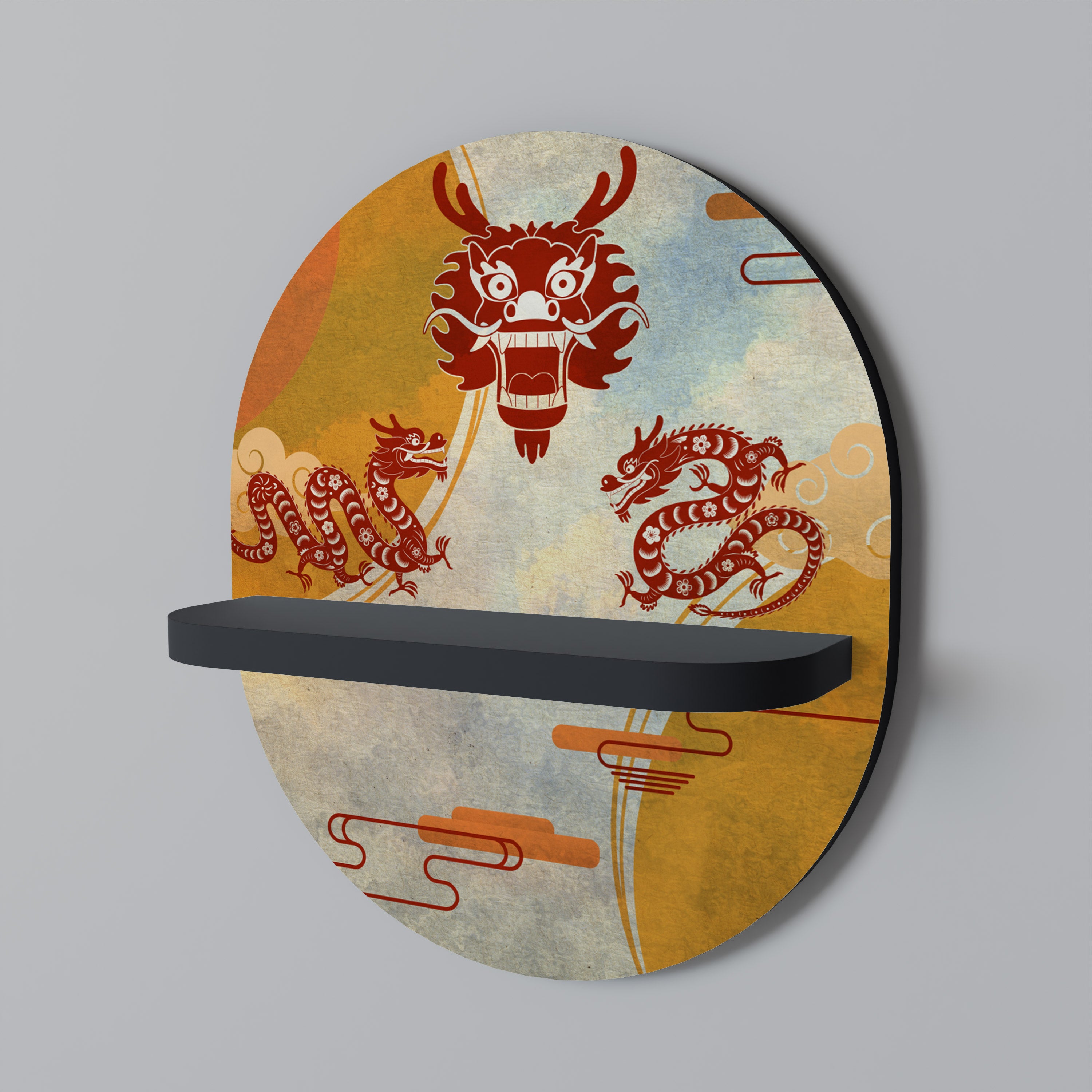 MYSTICAL DRAGON Decorative Art Shelf