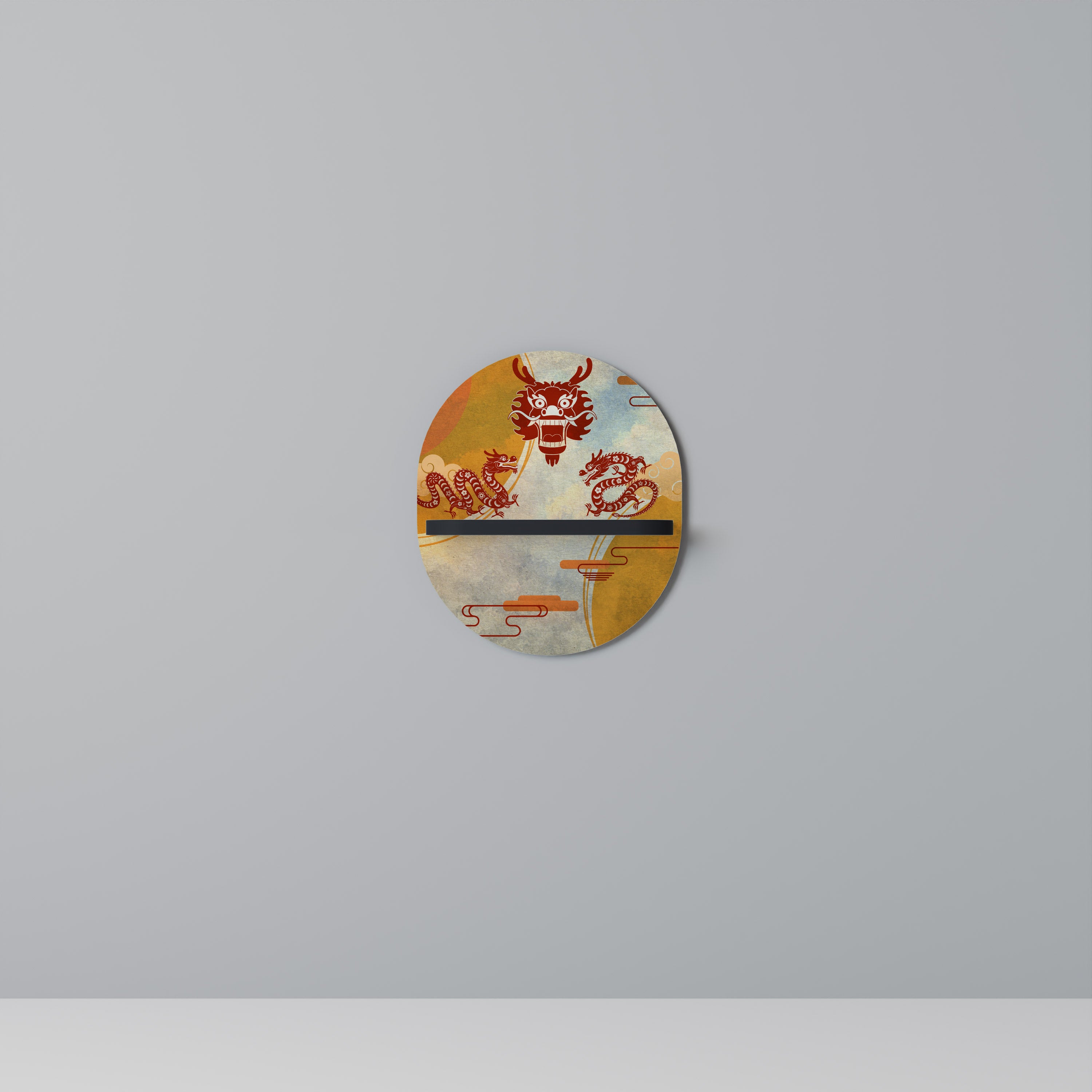 MYSTICAL DRAGON Decorative Art Shelf