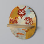 MYSTICAL DRAGON Decorative Art Shelf