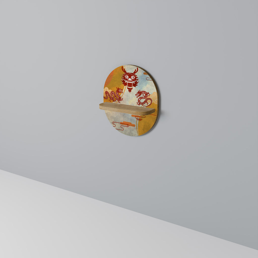 MYSTICAL DRAGON Decorative Art Shelf