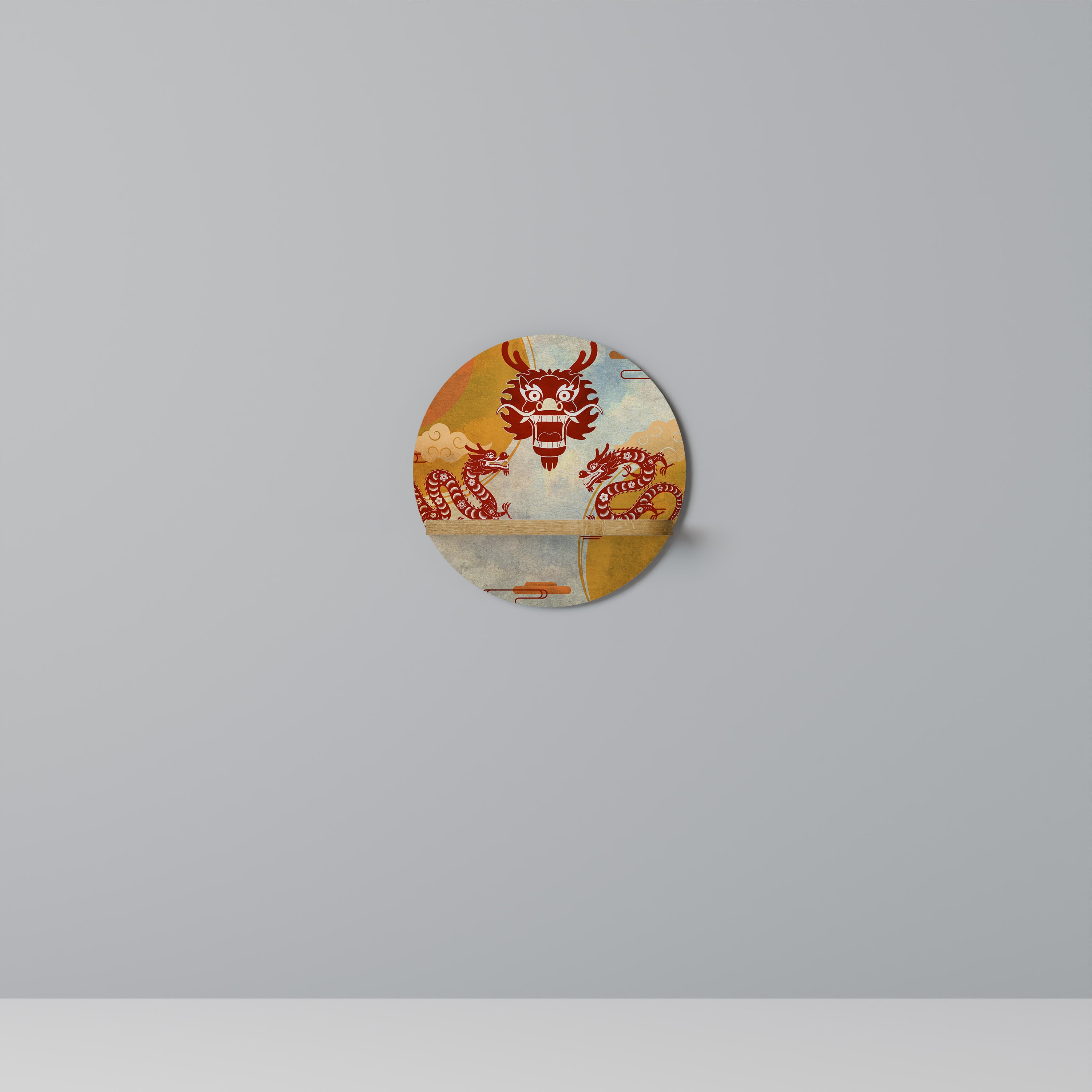 MYSTICAL DRAGON Decorative Art Shelf