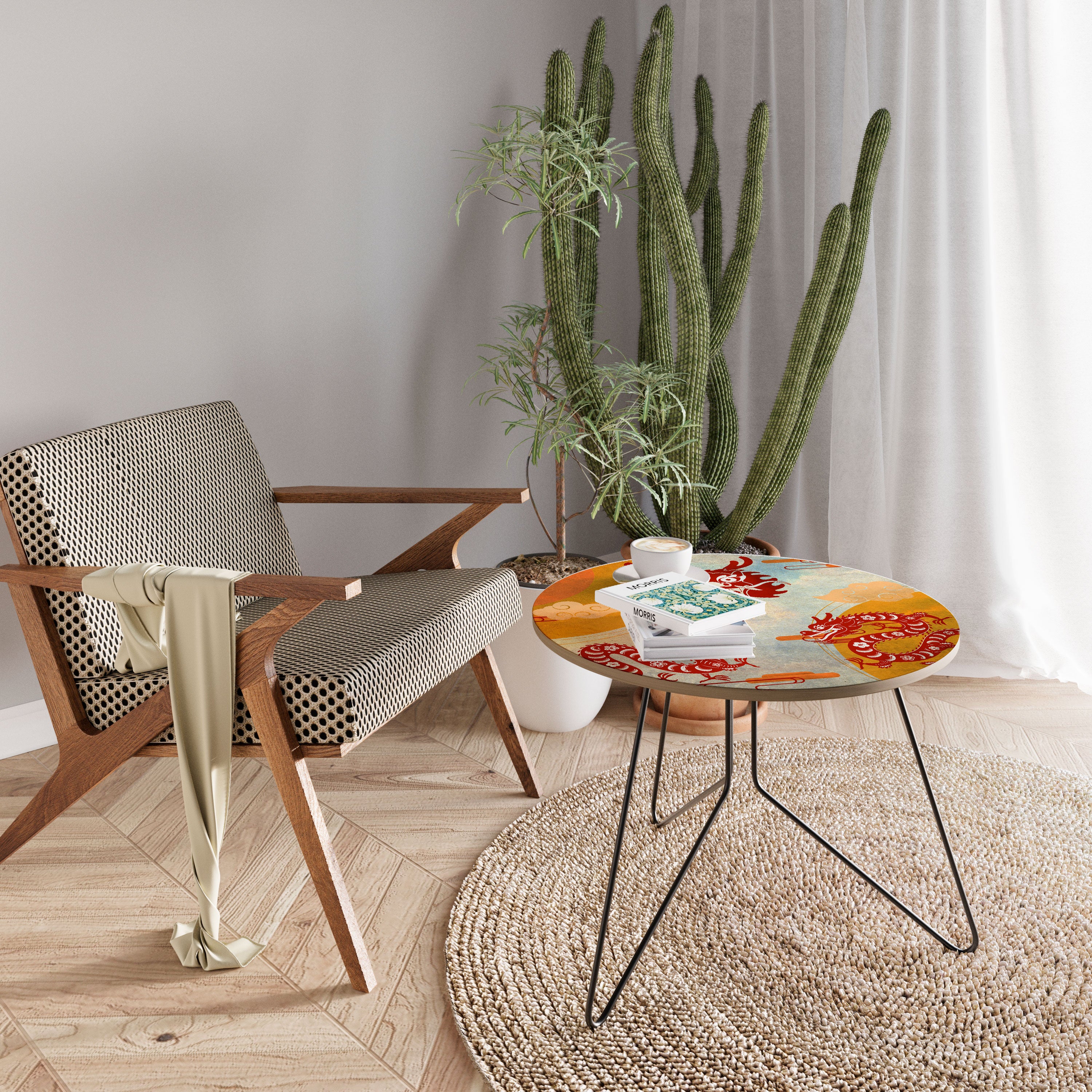 MYSTICAL DRAGON Τραπεζάκι σαλονιού