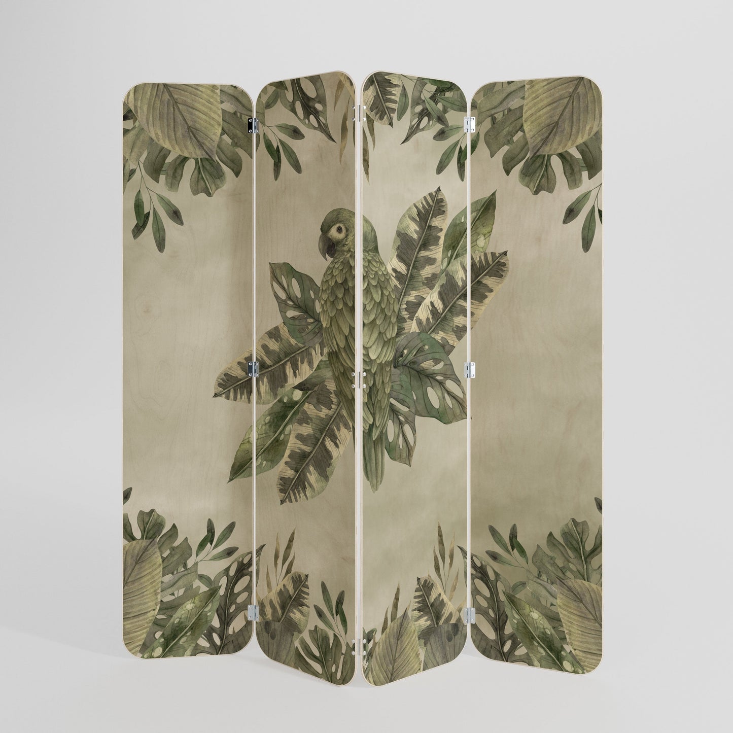 VERDANT ARINI 4-Panel Plywood Room Divider