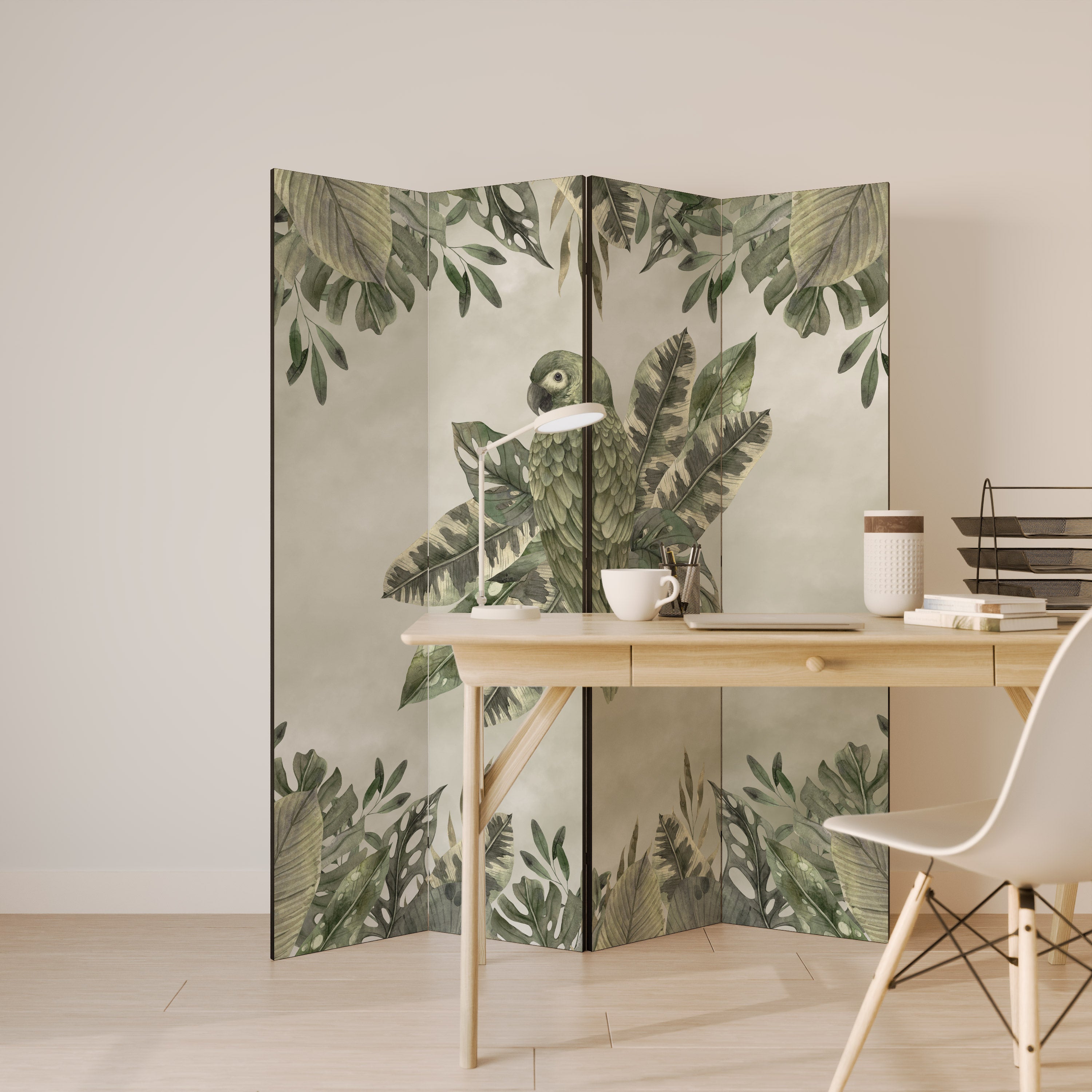 VERDANT ARINI Biombo de 4 Painéis