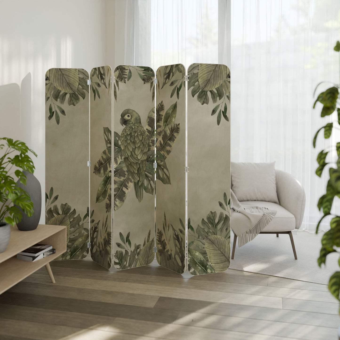 VERDANT ARINI 5-Panel Plywood Room Divider