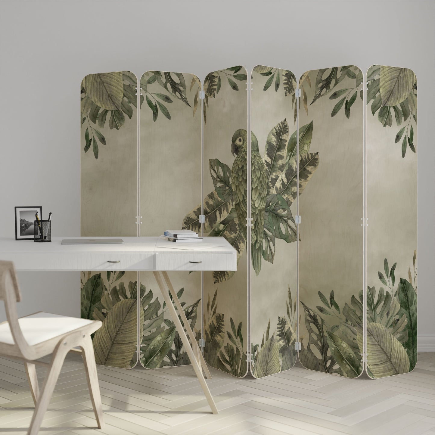 VERDANT ARINI 6-Panel Plywood Room Divider