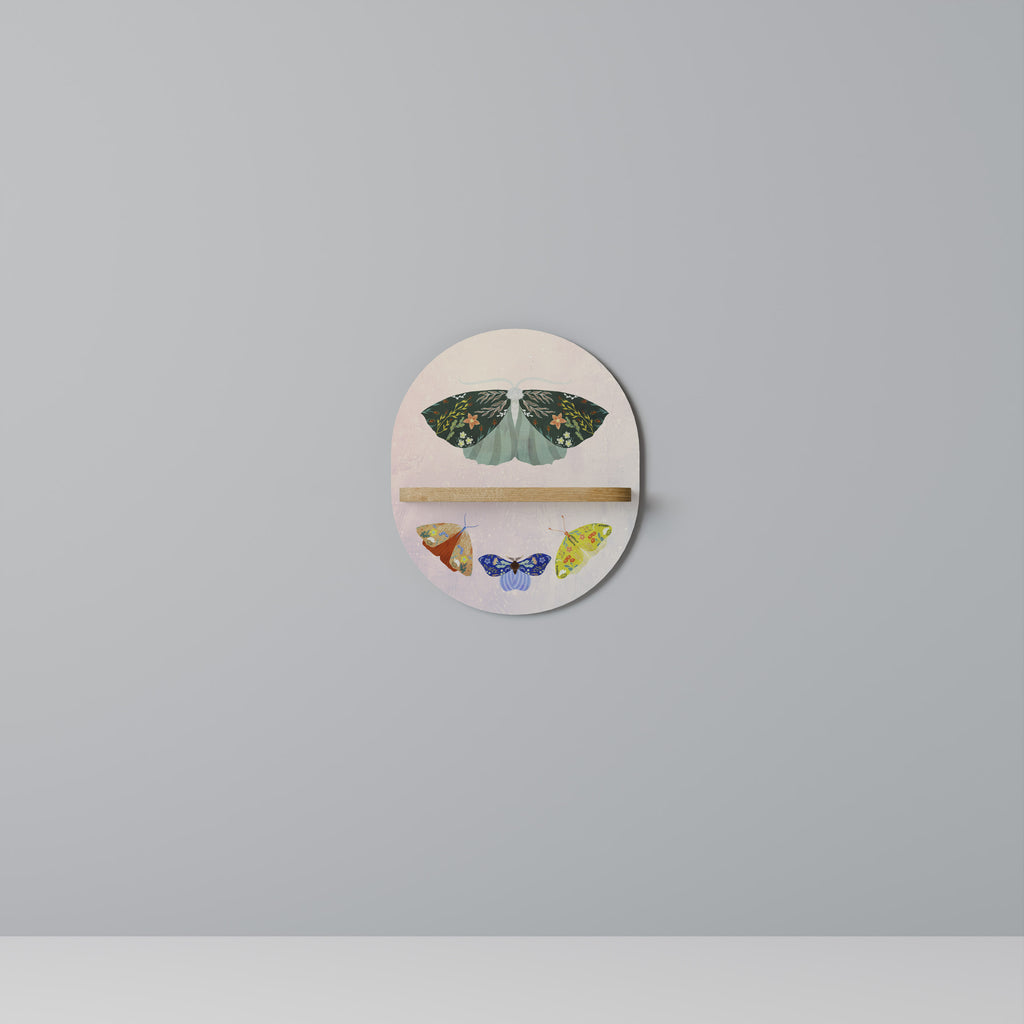 MOTH INTO THE LIGHT Decorative Art Shelf