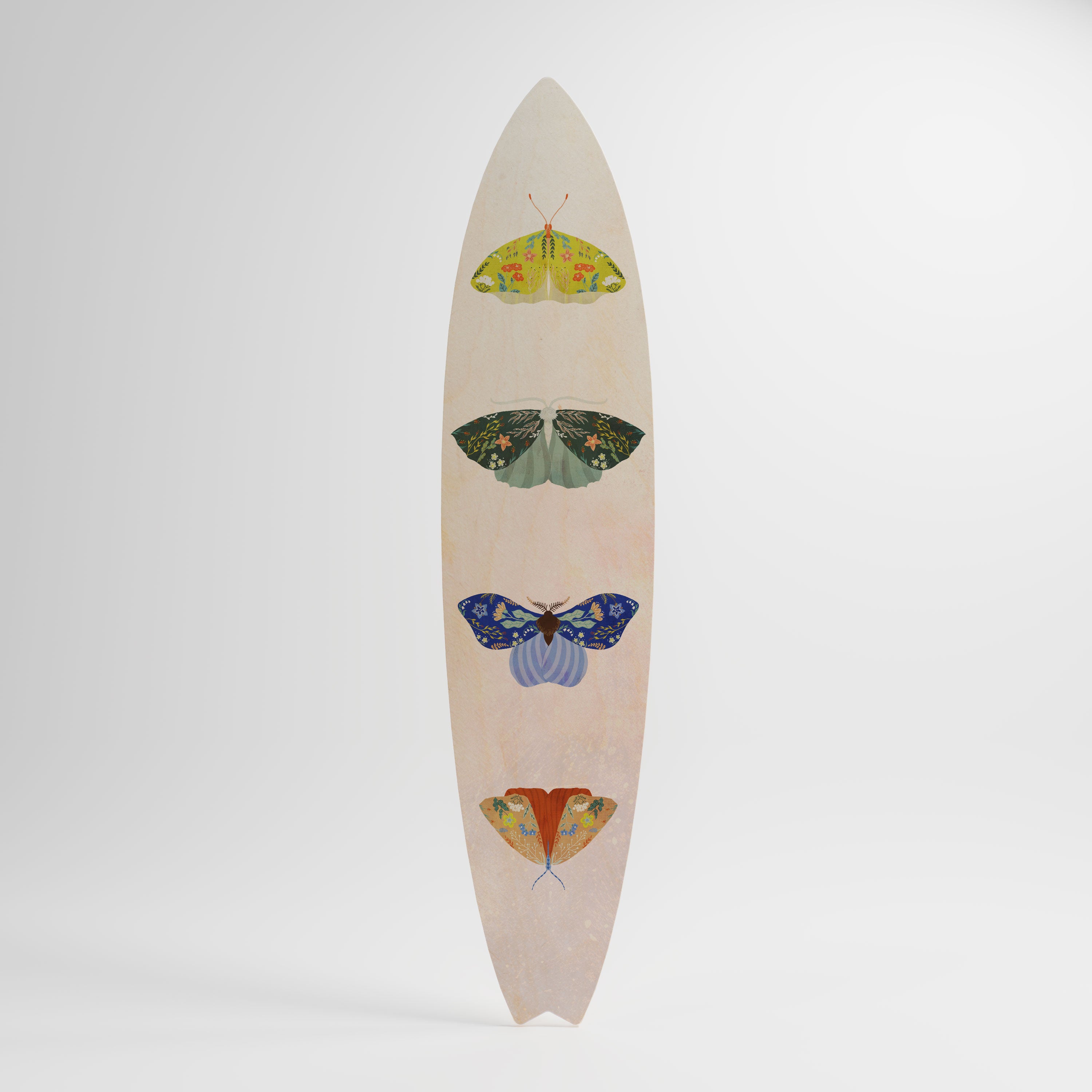 MOTH INTO THE LIGHT Deko-Surfboard