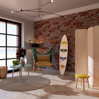 MOTH INTO THE LIGHT Panel decorativo de tabla de surf