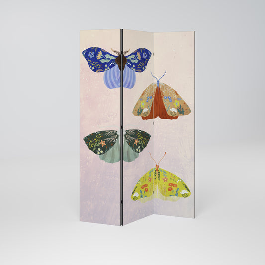 MOTH INTO THE LIGHT Παραβάν με 3 πάνελ