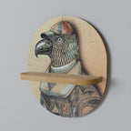 FEATHERED FASHIONISTA Decorative Art Shelf