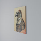 FEATHERED FASHIONISTA Quadro em tela vertical