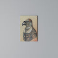 FEATHERED FASHIONISTA Quadro em tela vertical