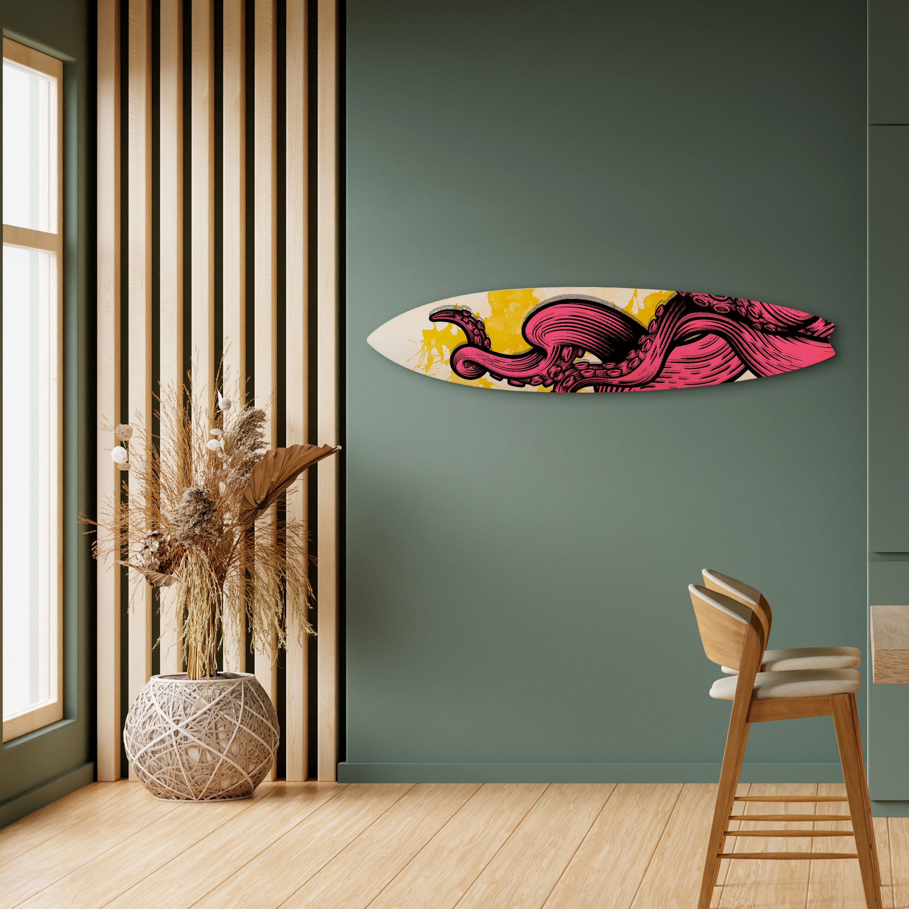 TENTACKLES DANCE Deko-Surfboard