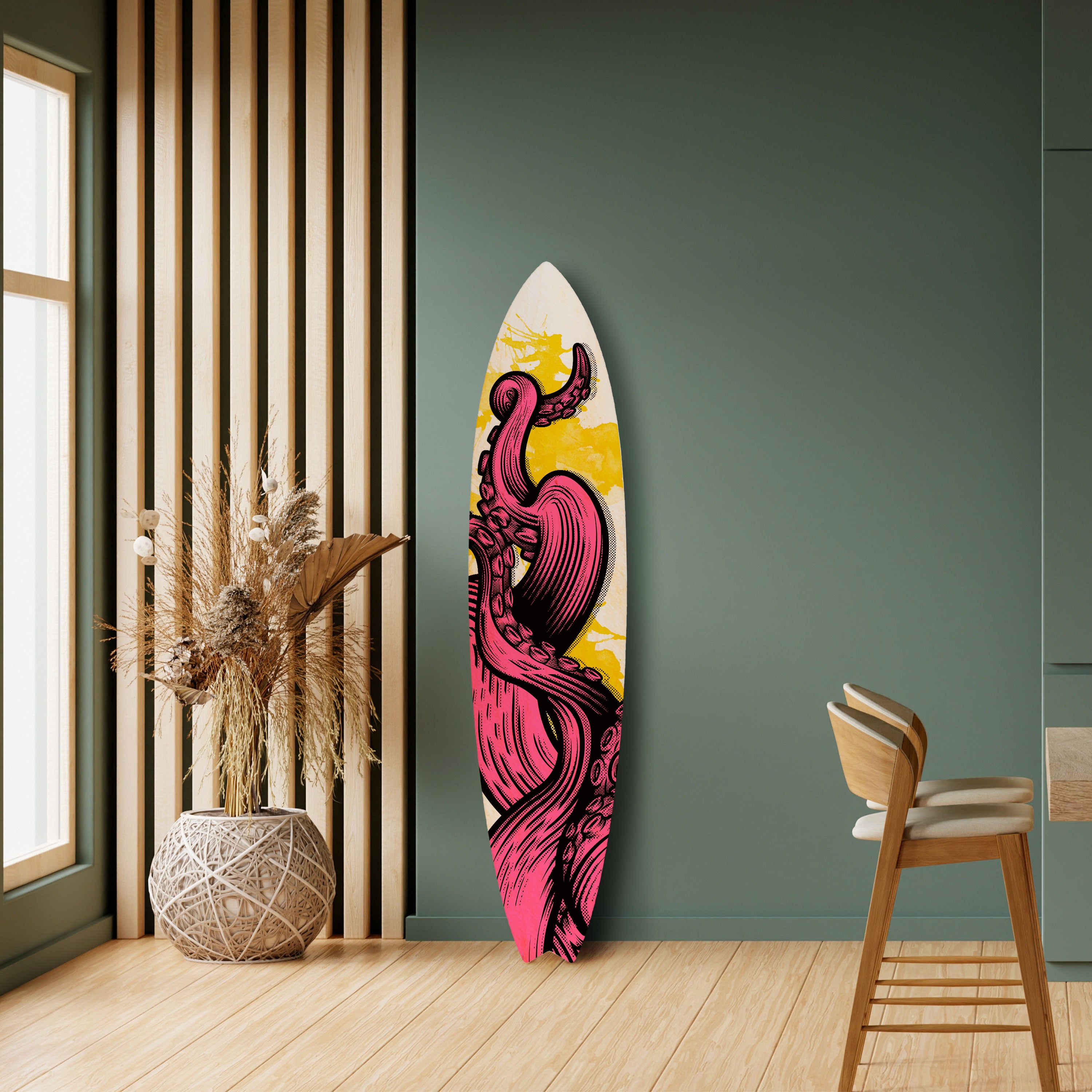 TENTACKLES DANCE Deko-Surfboard