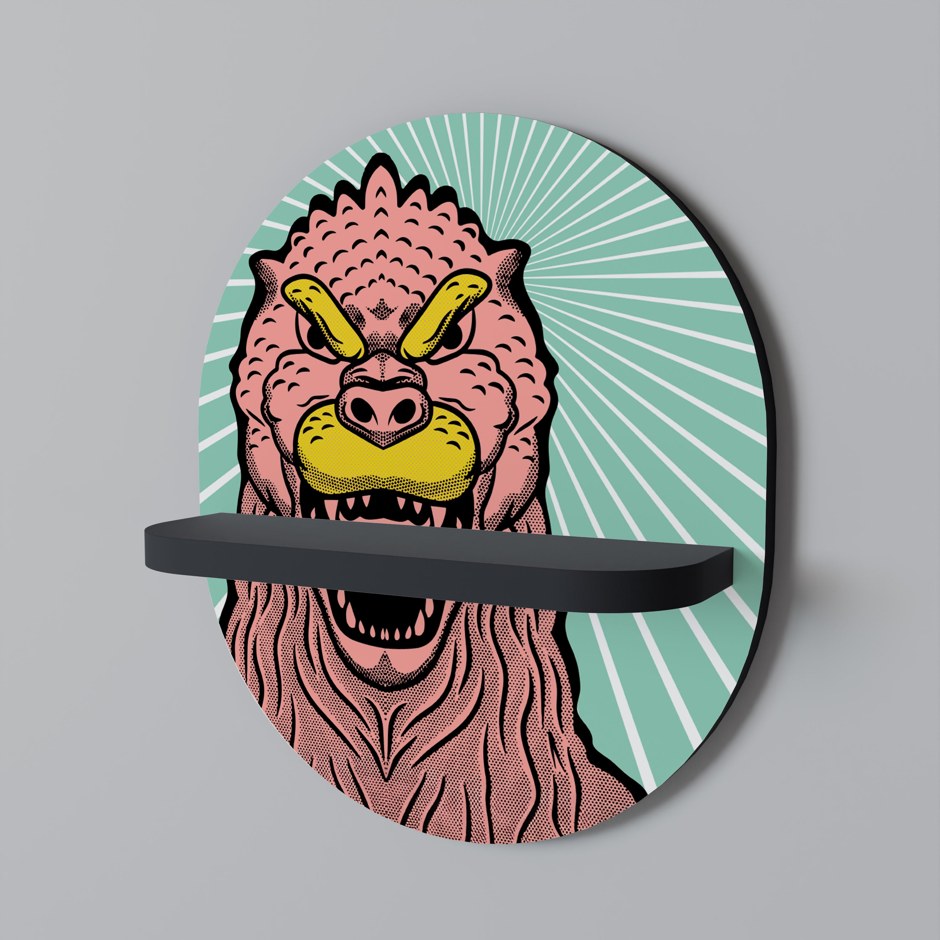 GODZILLA WELCOME Decorative Art Shelf