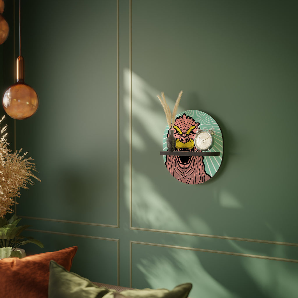 GODZILLA WELCOME Decorative Art Shelf