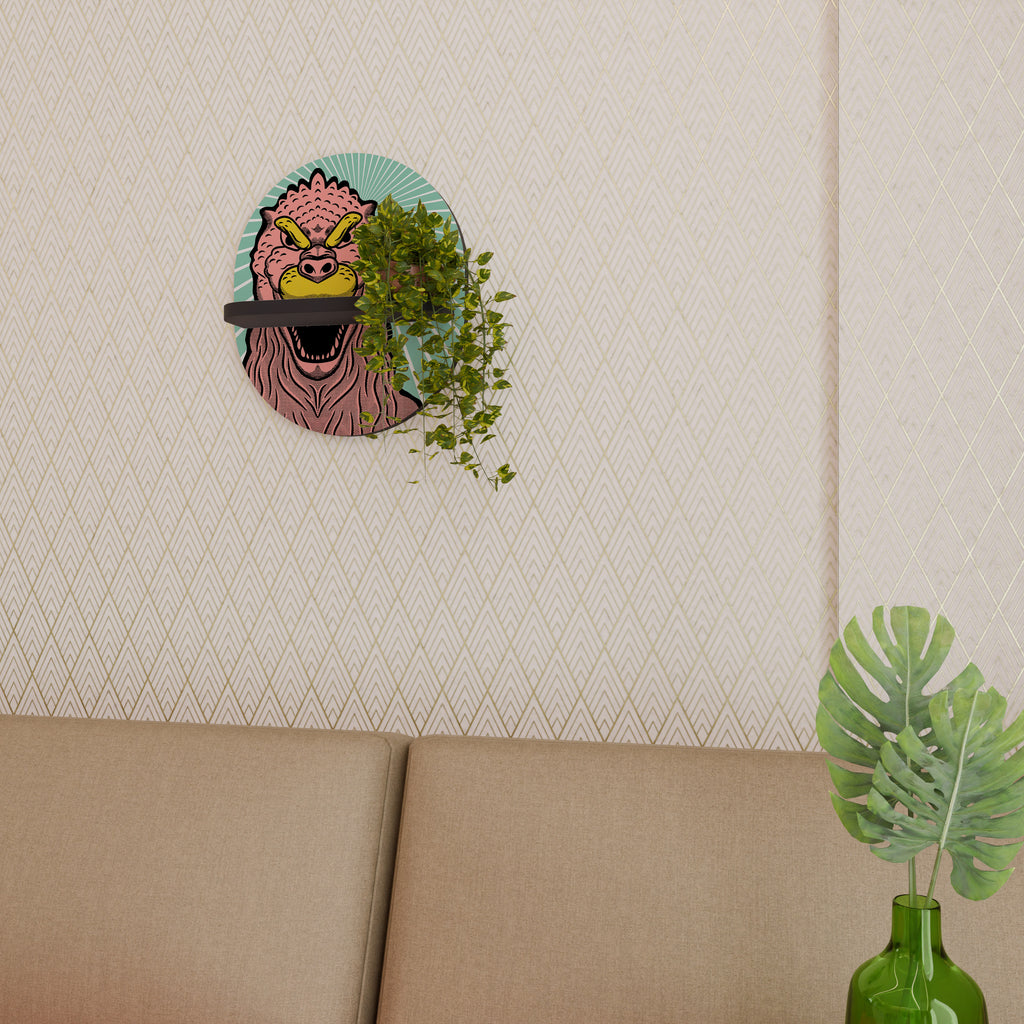 GODZILLA WELCOME Decorative Art Shelf