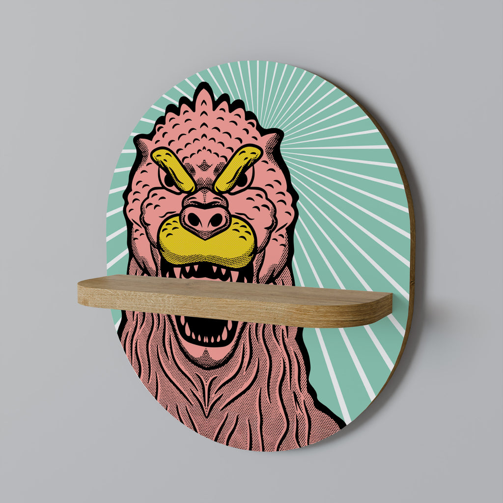 GODZILLA WELCOME Decorative Art Shelf