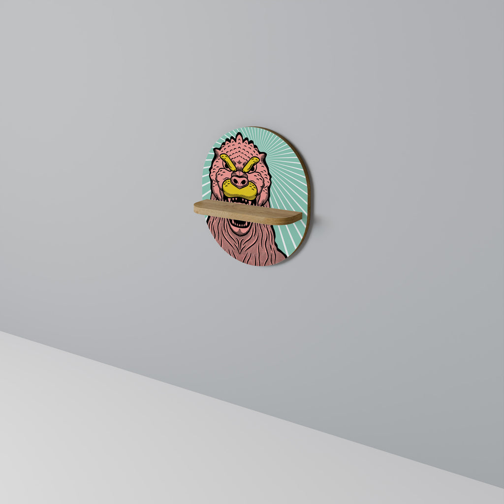 GODZILLA WELCOME Decorative Art Shelf