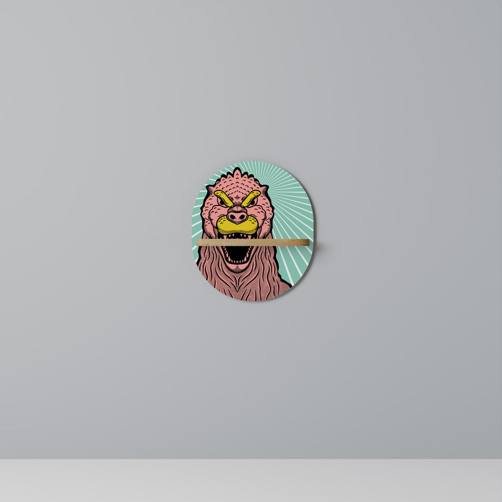 GODZILLA WELCOME Decorative Art Shelf