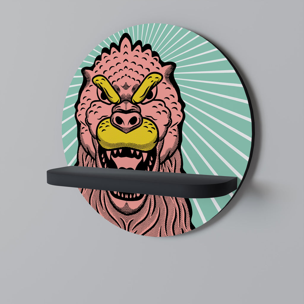 GODZILLA WELCOME Decorative Art Shelf