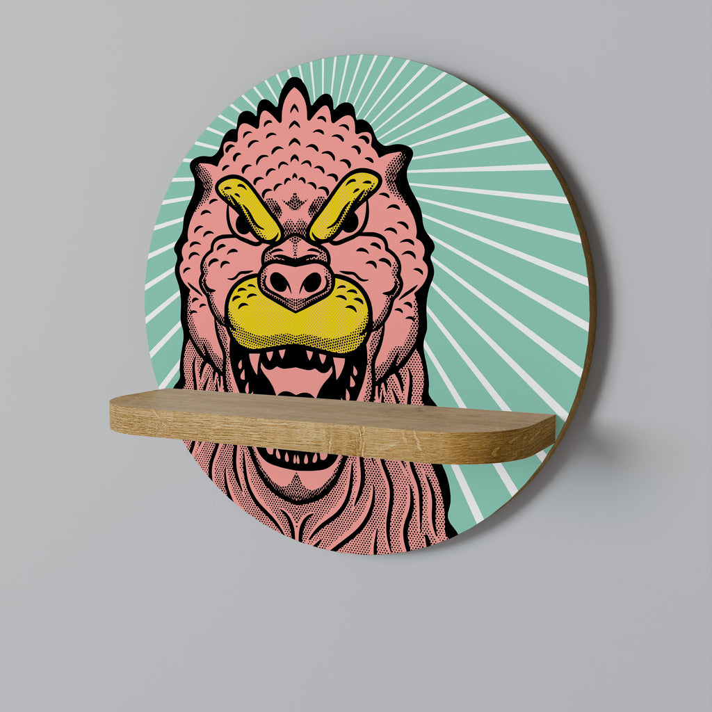 GODZILLA WELCOME Decorative Art Shelf