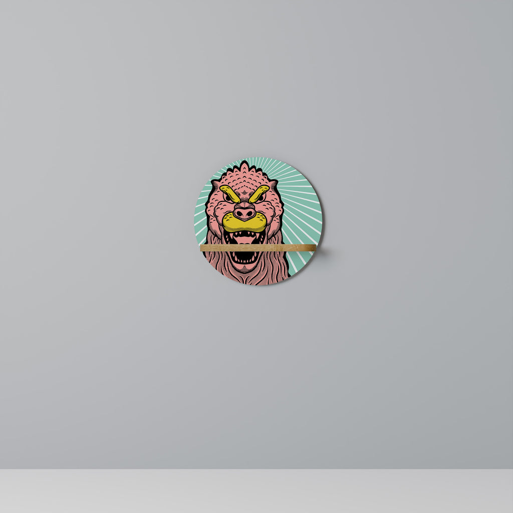 GODZILLA WELCOME Decorative Art Shelf