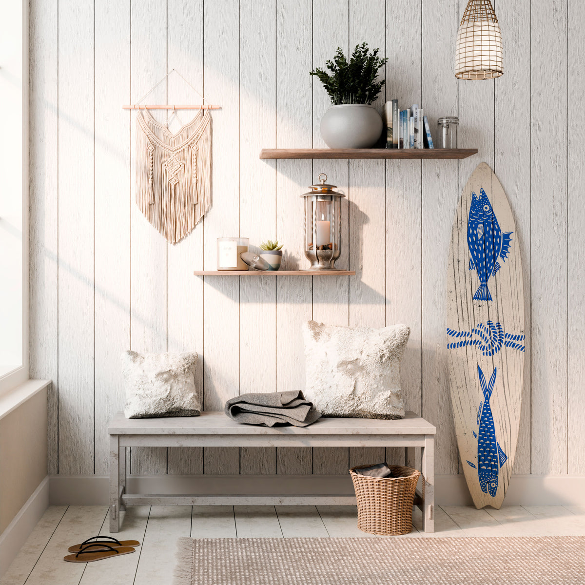 MARINE CREATURES Deko-Surfboard