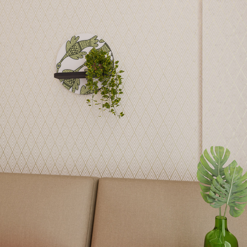 SEEDLING SONGBIRD Decorative Art Shelf