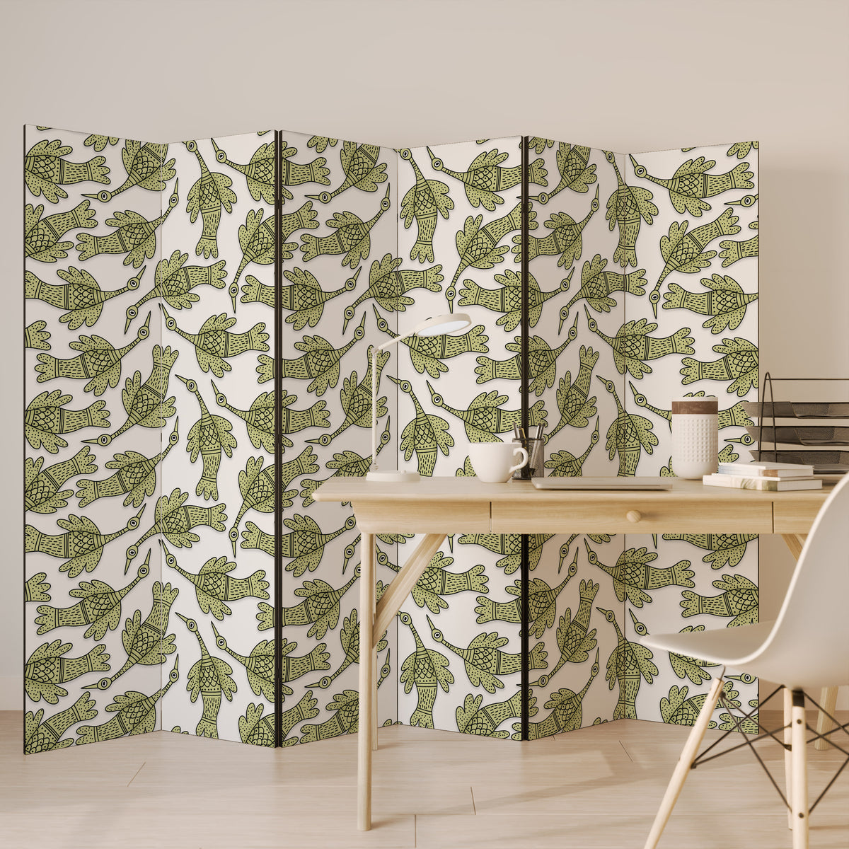 SEEDLING SONGBIRD Rumsavdelare 6 paneler