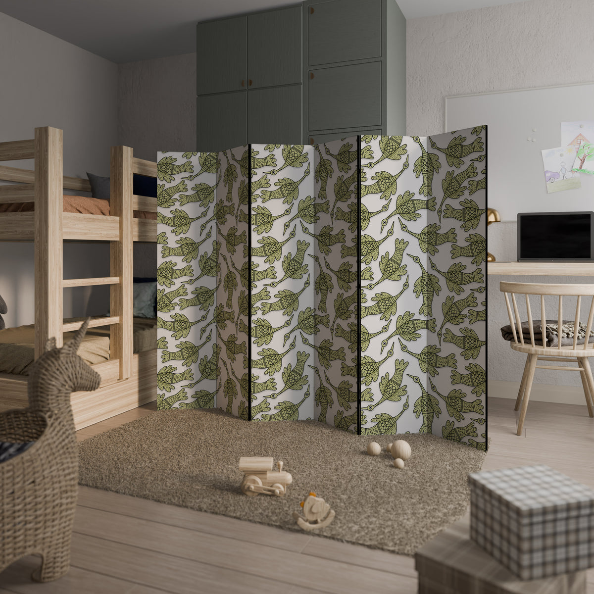 SEEDLING SONGBIRD Rumsavdelare 6 paneler